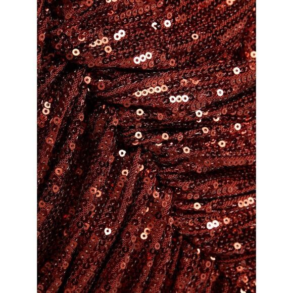 $658 Retrofete Flynn ruched sequined tulle mini dress NWT Small - Picture 7 of 10